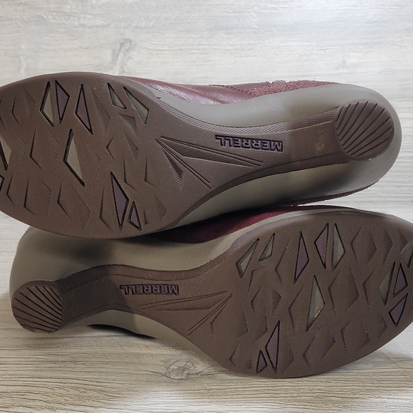 Merrell Women's Dark Red Ankle Boots - Picture 6 of 11